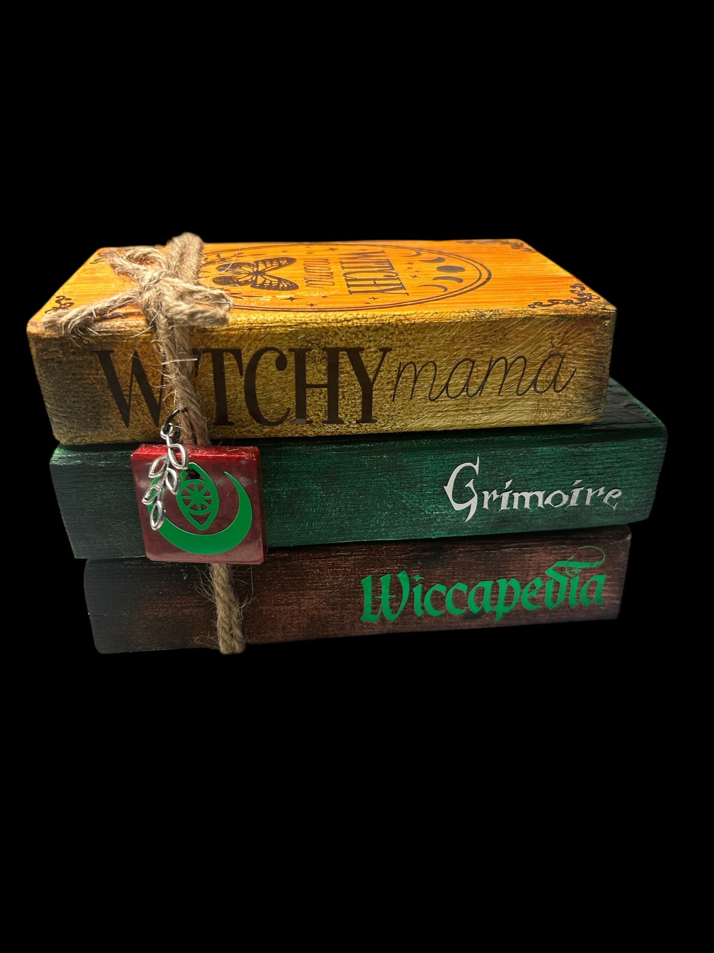 Mystischer Bücherstapel