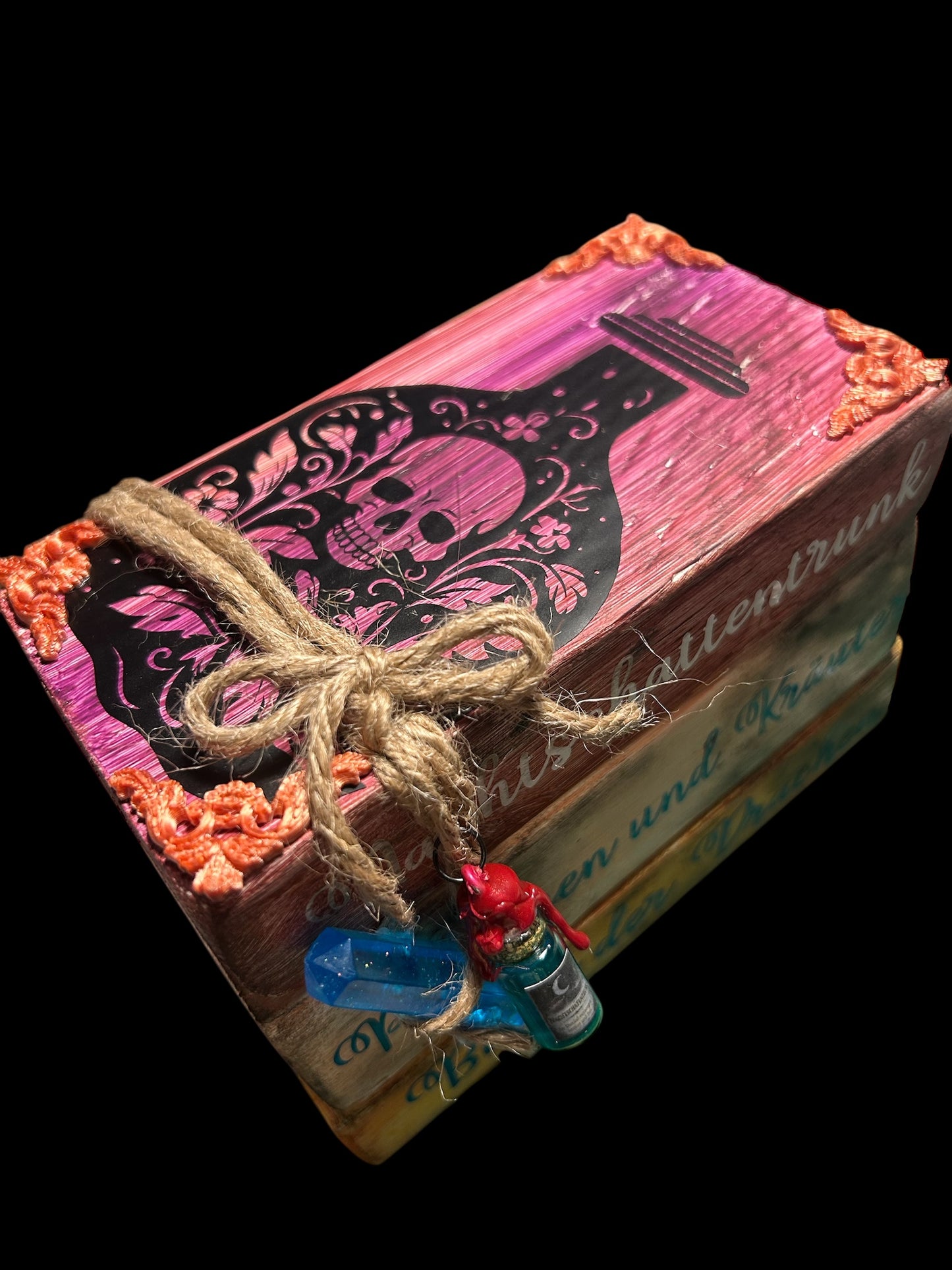 Mystischer Bücherstapel