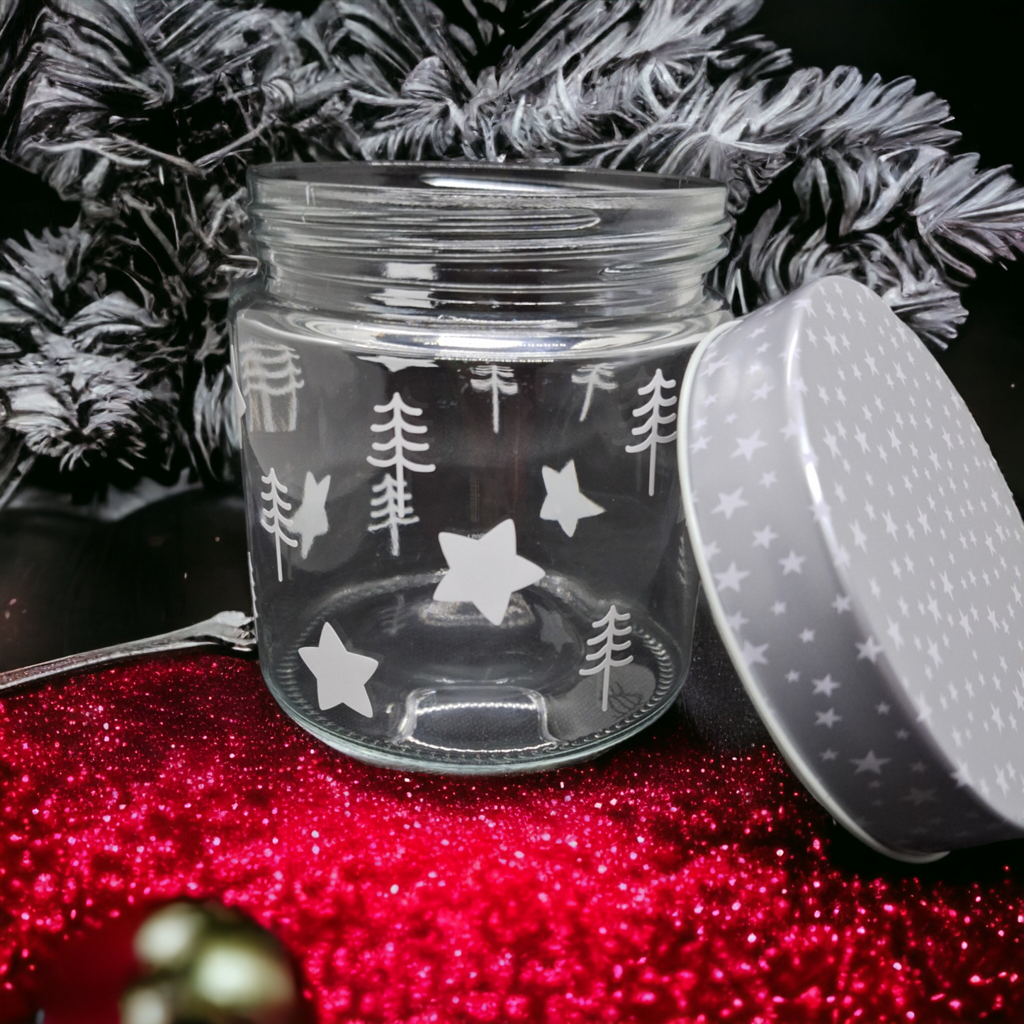Weihnachtliche Vorratsgläser
