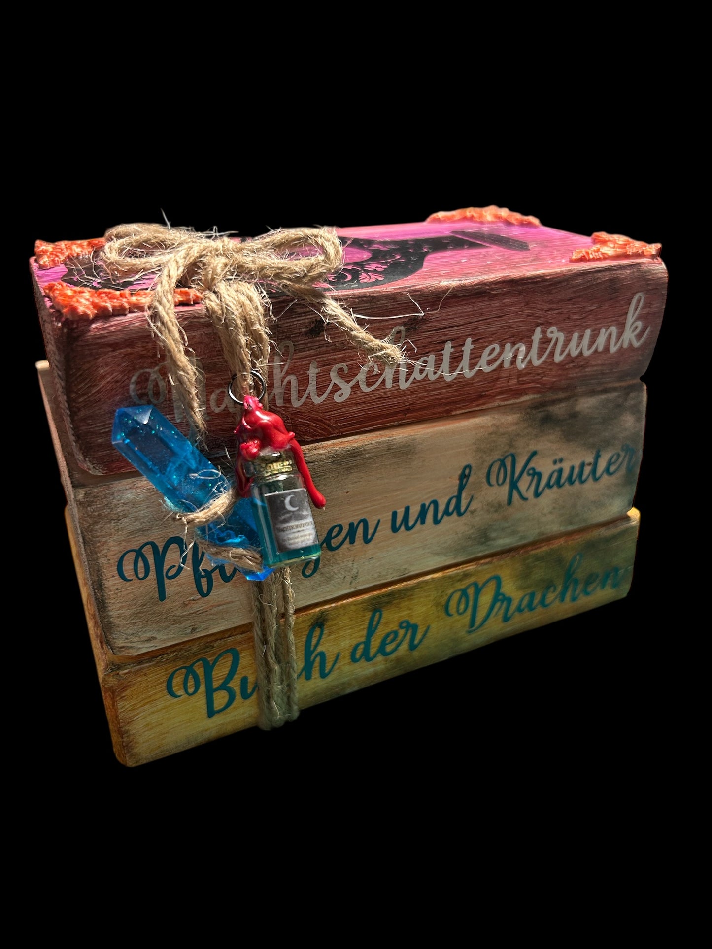 Mystischer Bücherstapel