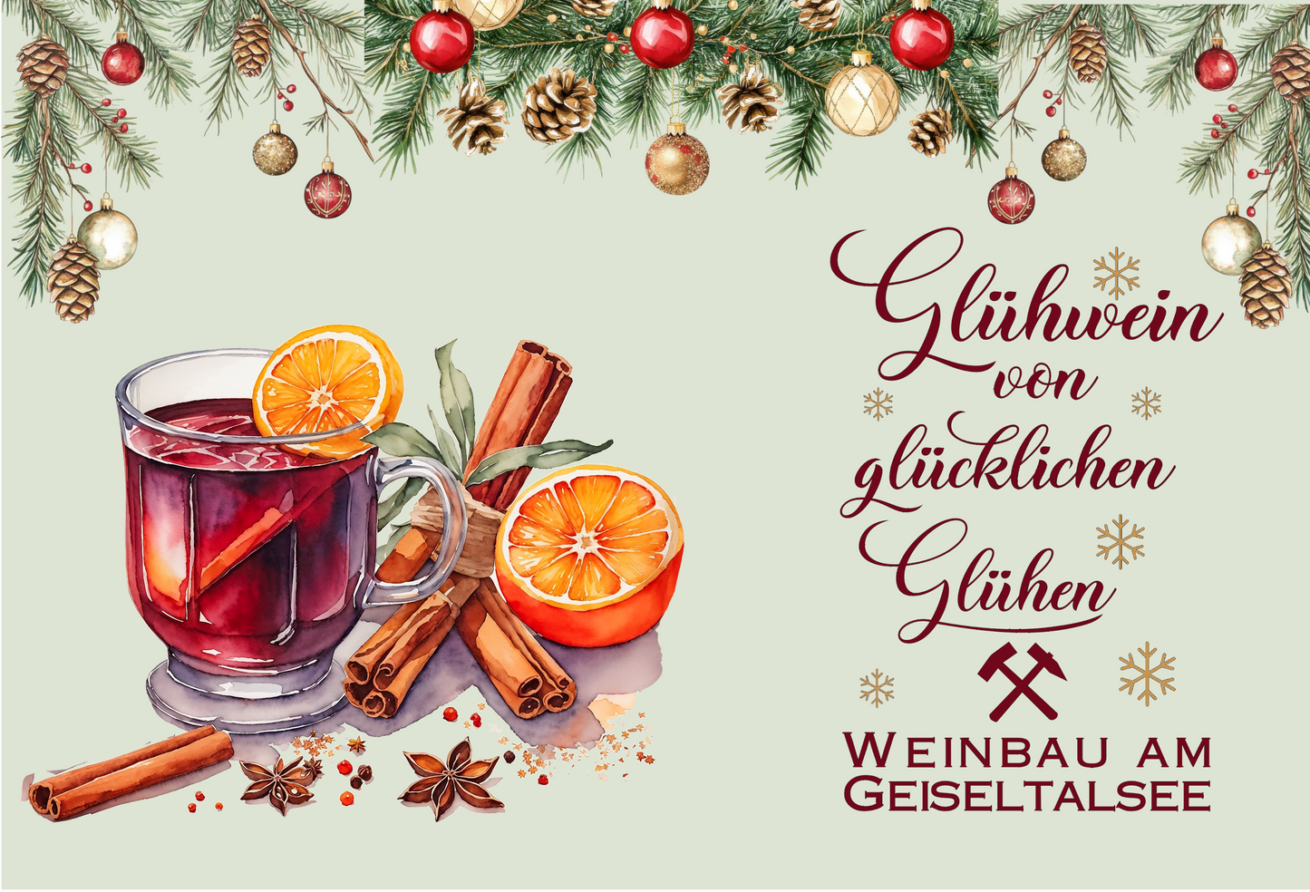 Thermobecher von glücklichen Glühen