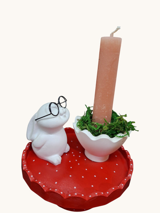 Oster-Etagere „Hasenglück“ – Verspielte Frühlingsdeko