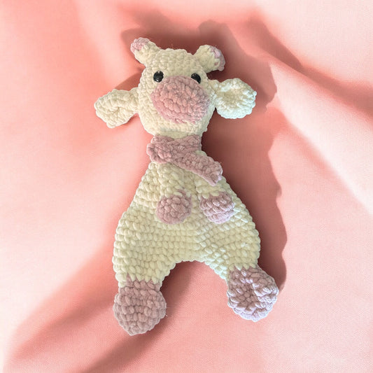 Kuschelgiraffe aus Chenillewolle – ca. 38 cm – in Rosa oder Petrol