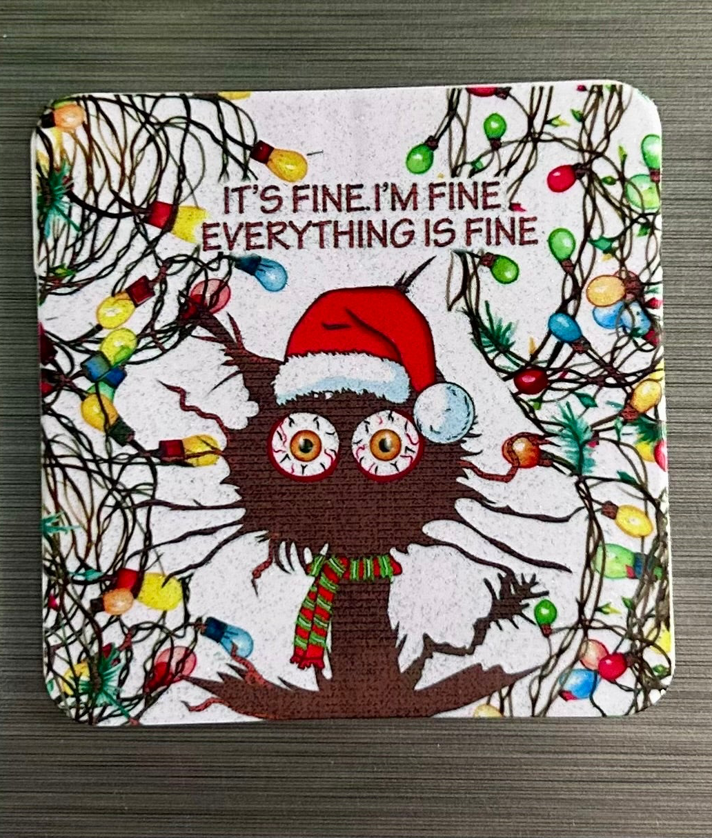✨ Kühlschrankmagnete – Humorvoll, weihnachtlich & einfach zum Verlieben! (55 mm x 55 mm) ✨