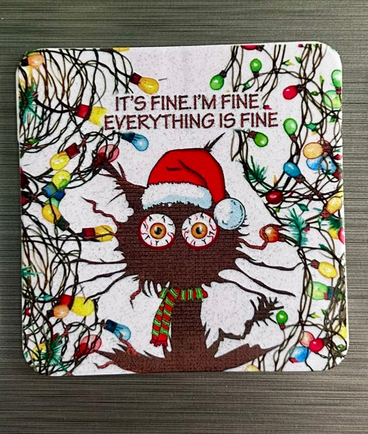 ✨ Kühlschrankmagnete – Humorvoll, weihnachtlich & einfach zum Verlieben! (55 mm x 55 mm) ✨