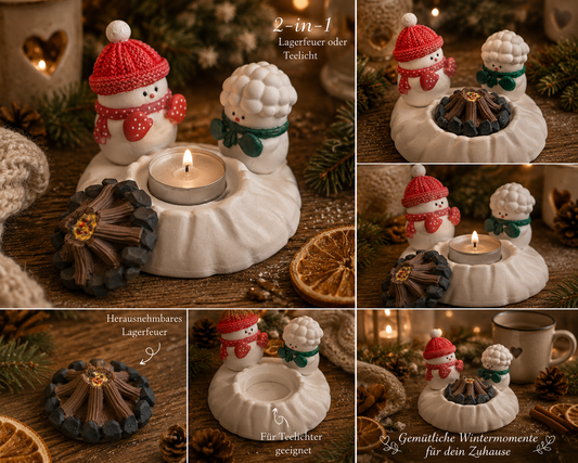 Winterlagerfeuer