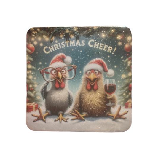 ✨ Kühlschrankmagnete – Humorvoll, weihnachtlich & einfach zum Verlieben! (55 mm x 55 mm) ✨3er Set