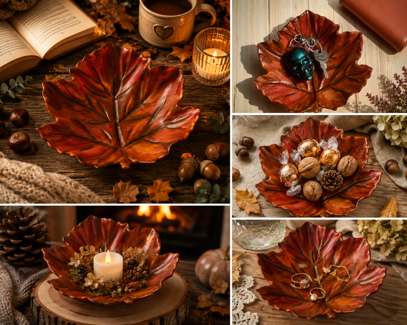 Schale Herbstblatt