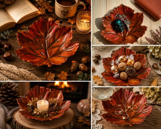 Schale Herbstblatt